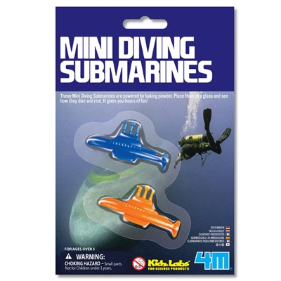 Mini – U – Boote mit Backpulverantrieb