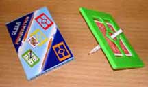 Bleistift durchs Glas (große Ausführung)