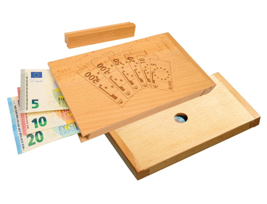 Geld – Tresor (Buchenholz)