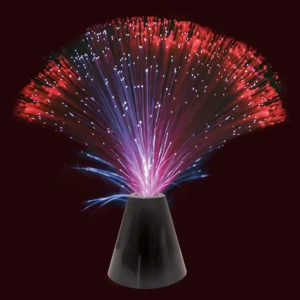 Glasfaser - Lampe multicolor