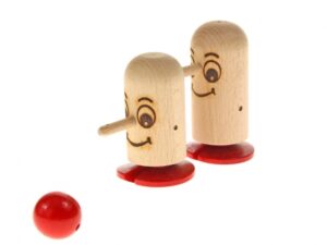 Gwagglis – Tischkantenläufer / Wackeltiere (Holz)
