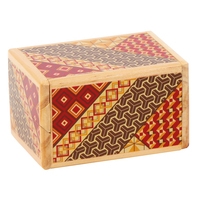 Trickkiste „Puzzle Box“ (dekoriert / natur)