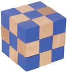 Würfelschlange klein blau (5 cm)